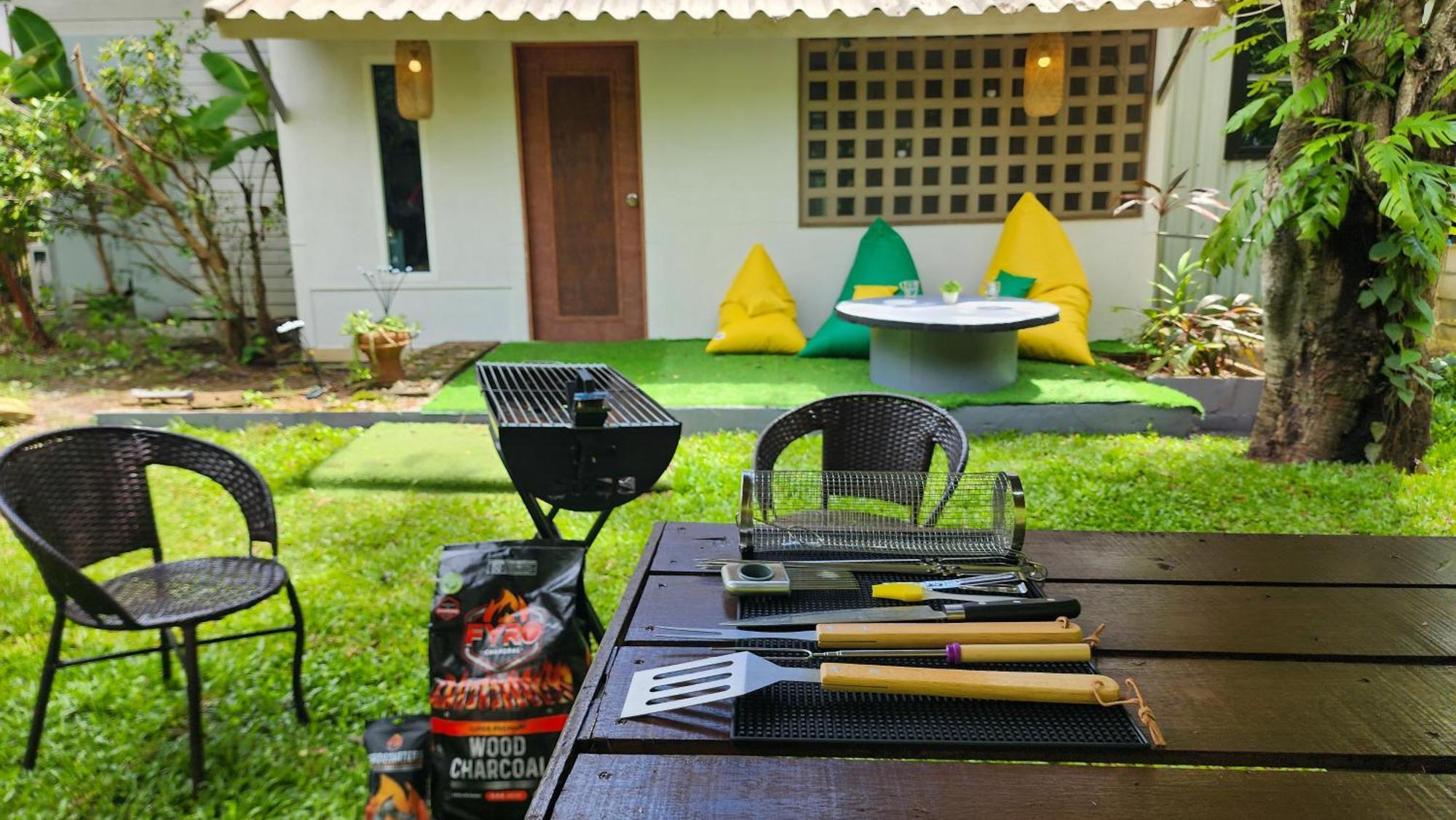 Green Paradise With Private And Front Yard Thong Sala Buitenkant foto